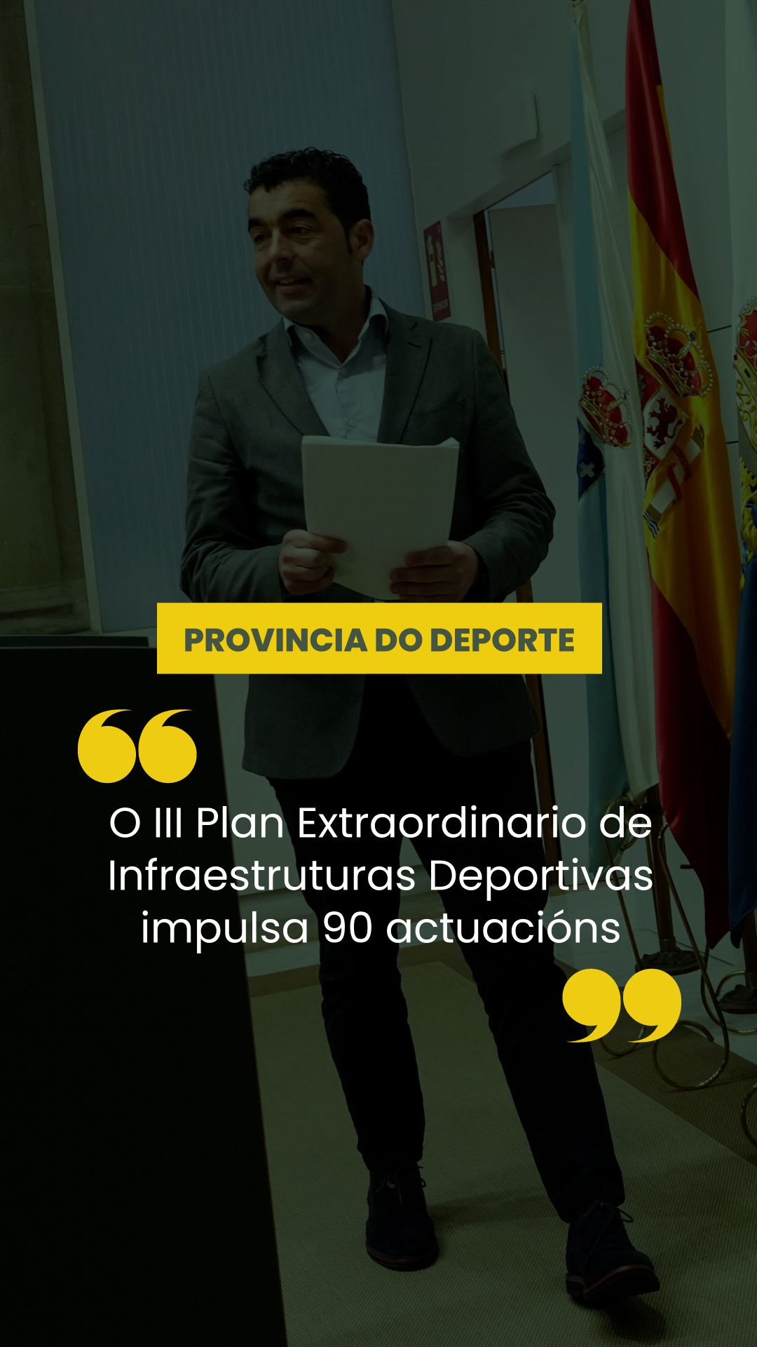 Conferencia de Prensa do 9 de xaneiro de 2026. Provincia do deporte