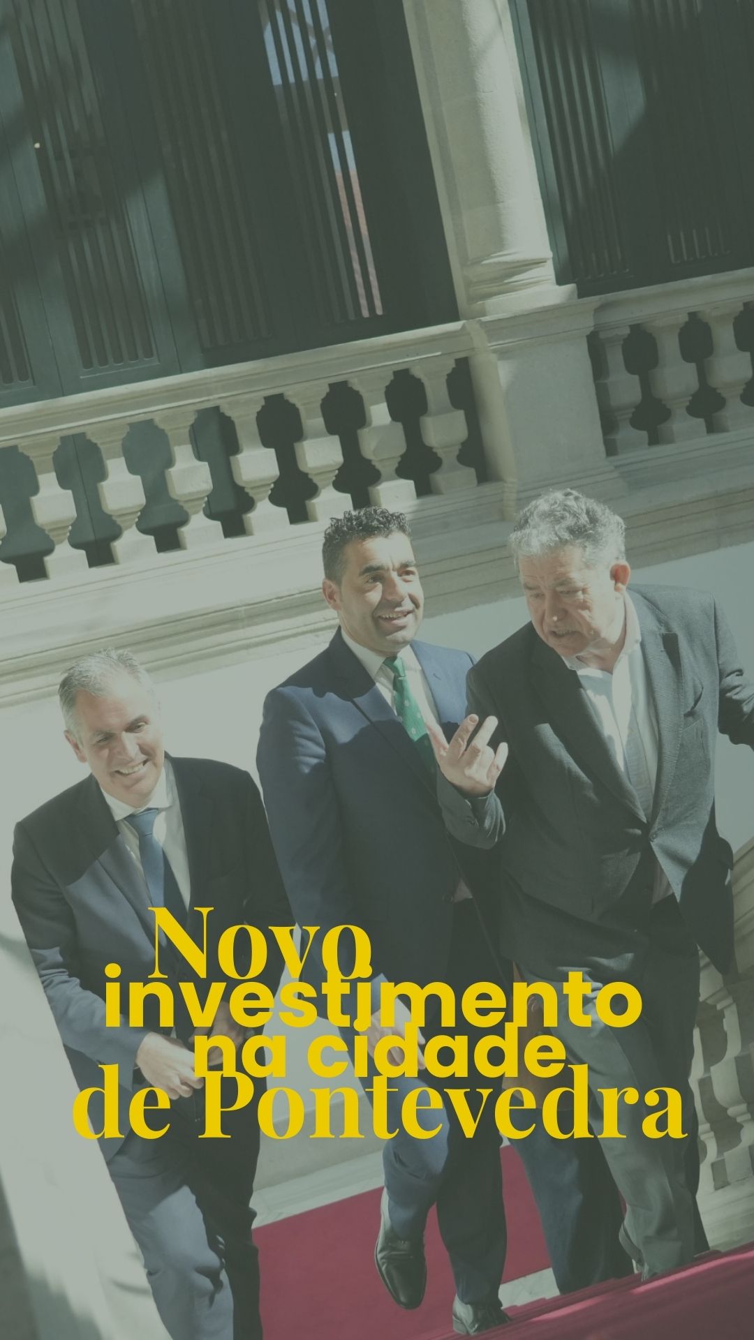 Novo investimento na cidade de Pontevedra
