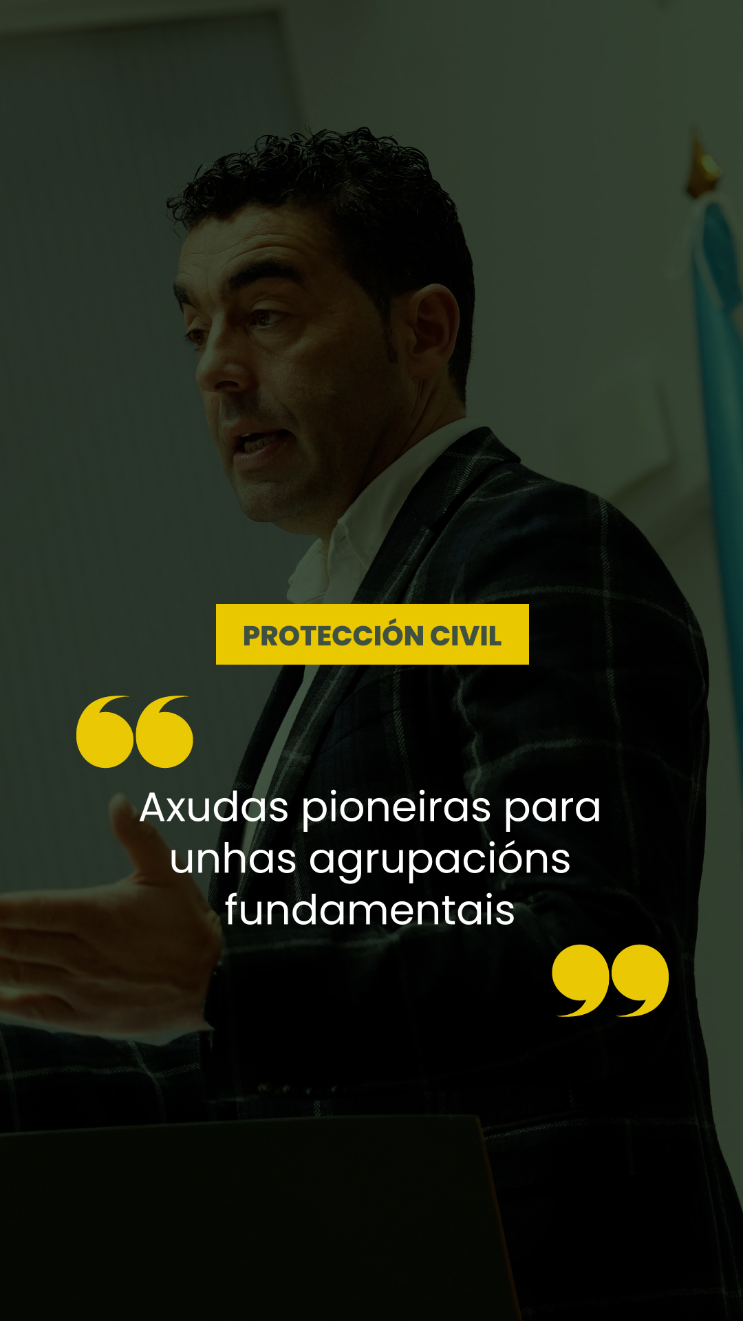 Conferencia de Prensa do 6 de febreiro de 2026. Protección Civil