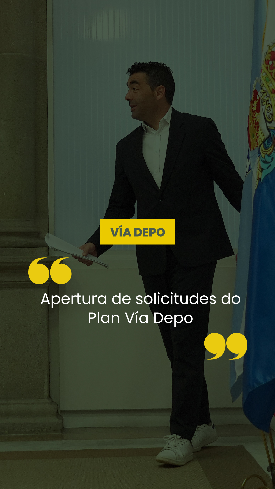 Conferencia de prensa do 30 de abril de 2026. Plan Vía Depo