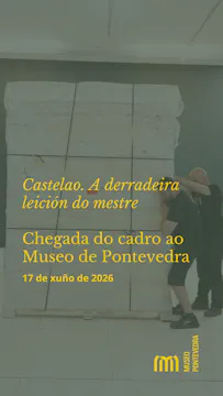 Chegada do cadro ao Museo de Pontevedra