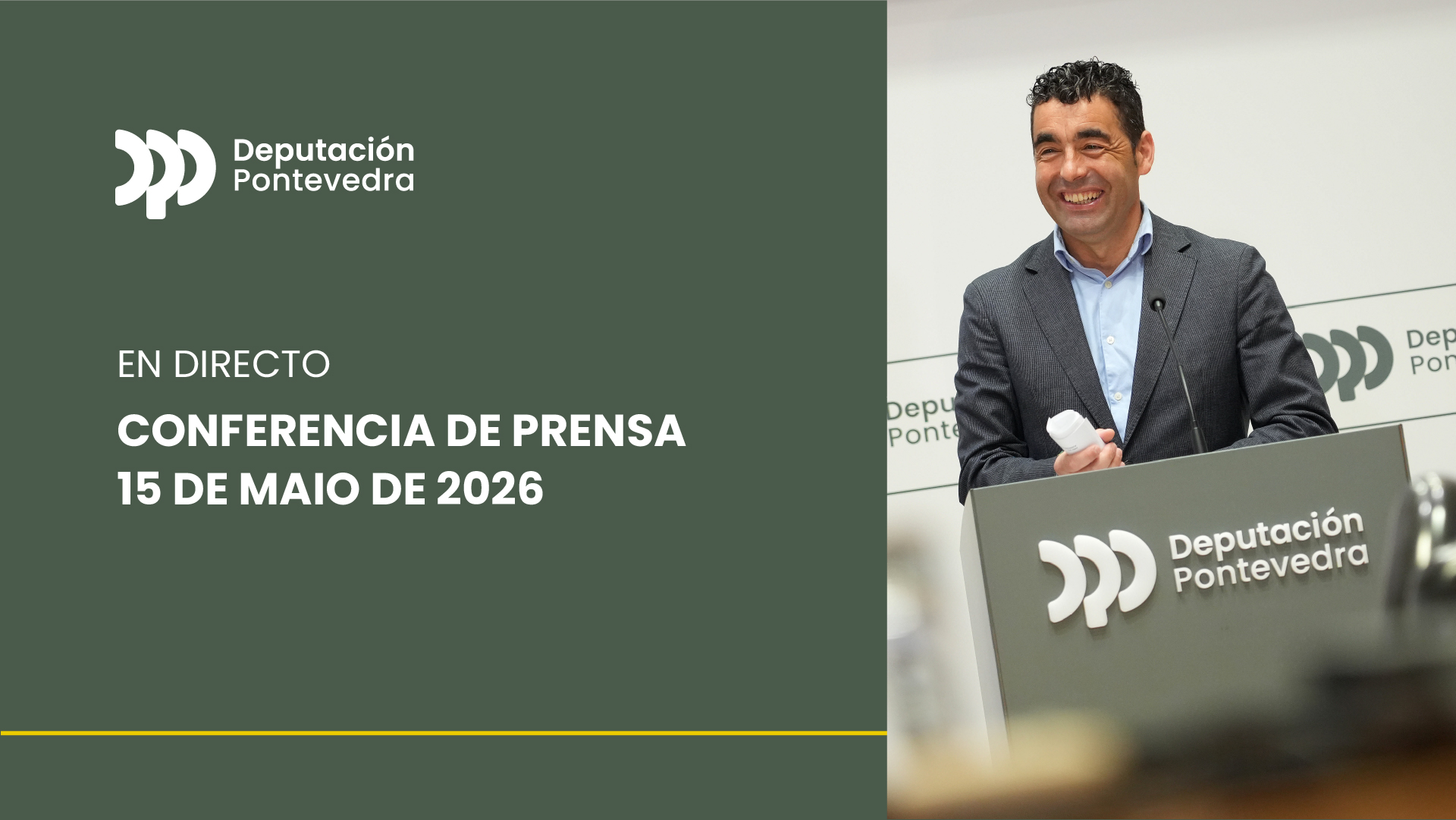 Conferencia de prensa do 15 de maio de 2026