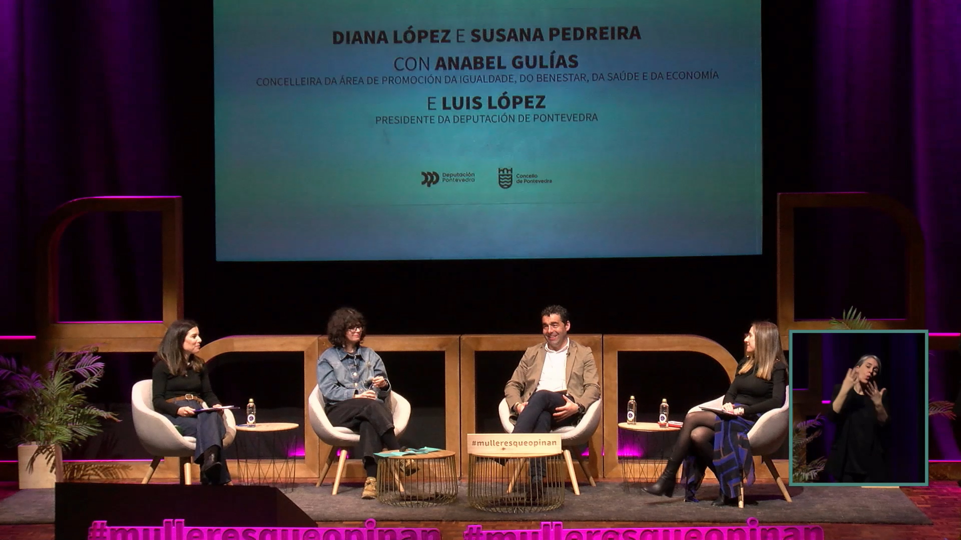 Mulleres que opinan 2026. Inauguración