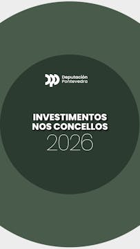 Investimentos nos concellos 2026