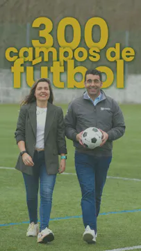 300 campos de fútbol