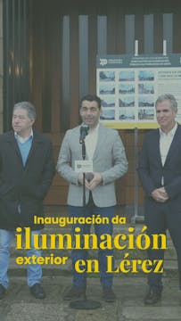 Inauguración da iluminación exterior ...