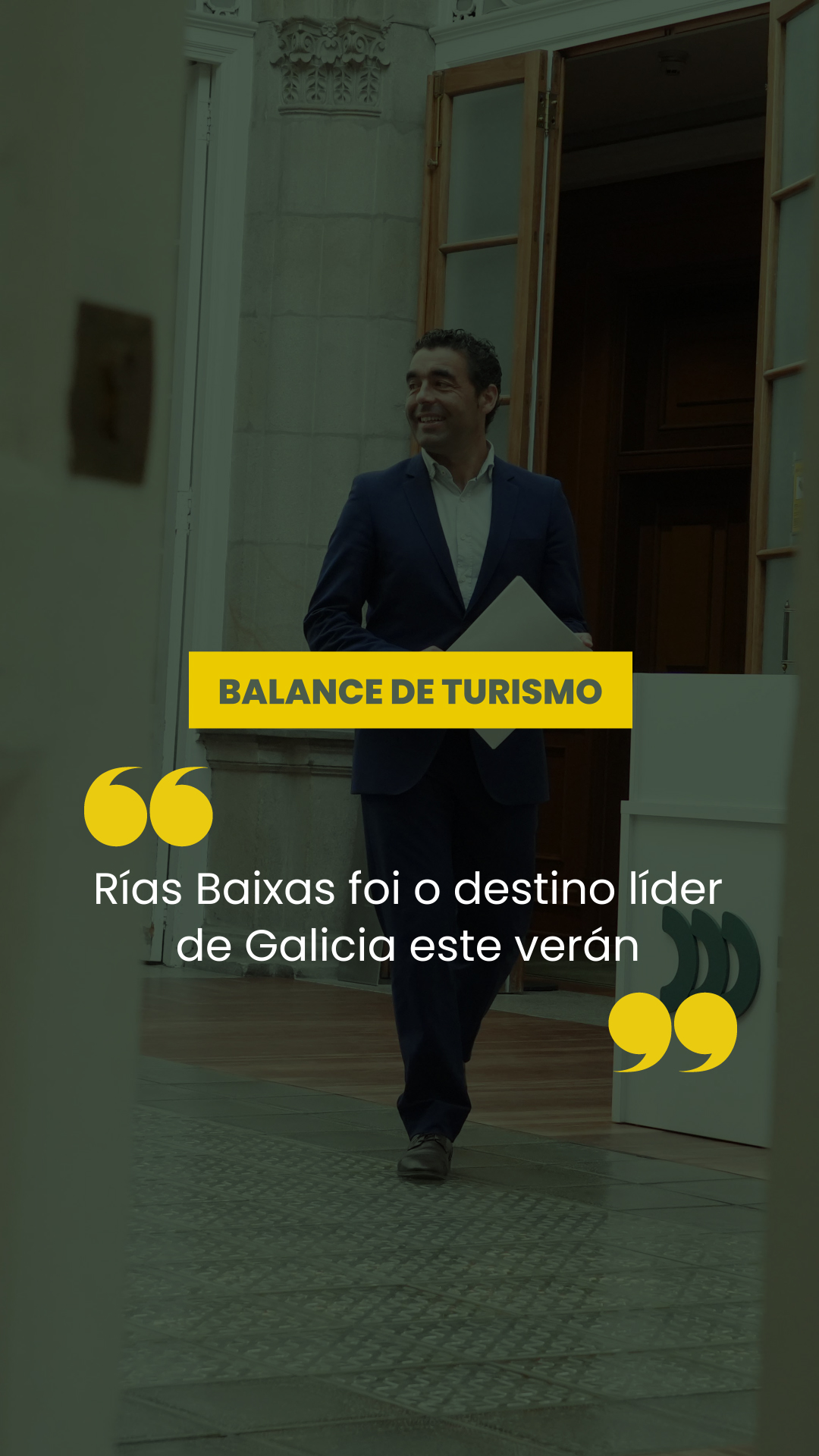 Conferencia de prensa do 25 de setembro de 2026. Balance de Turismo