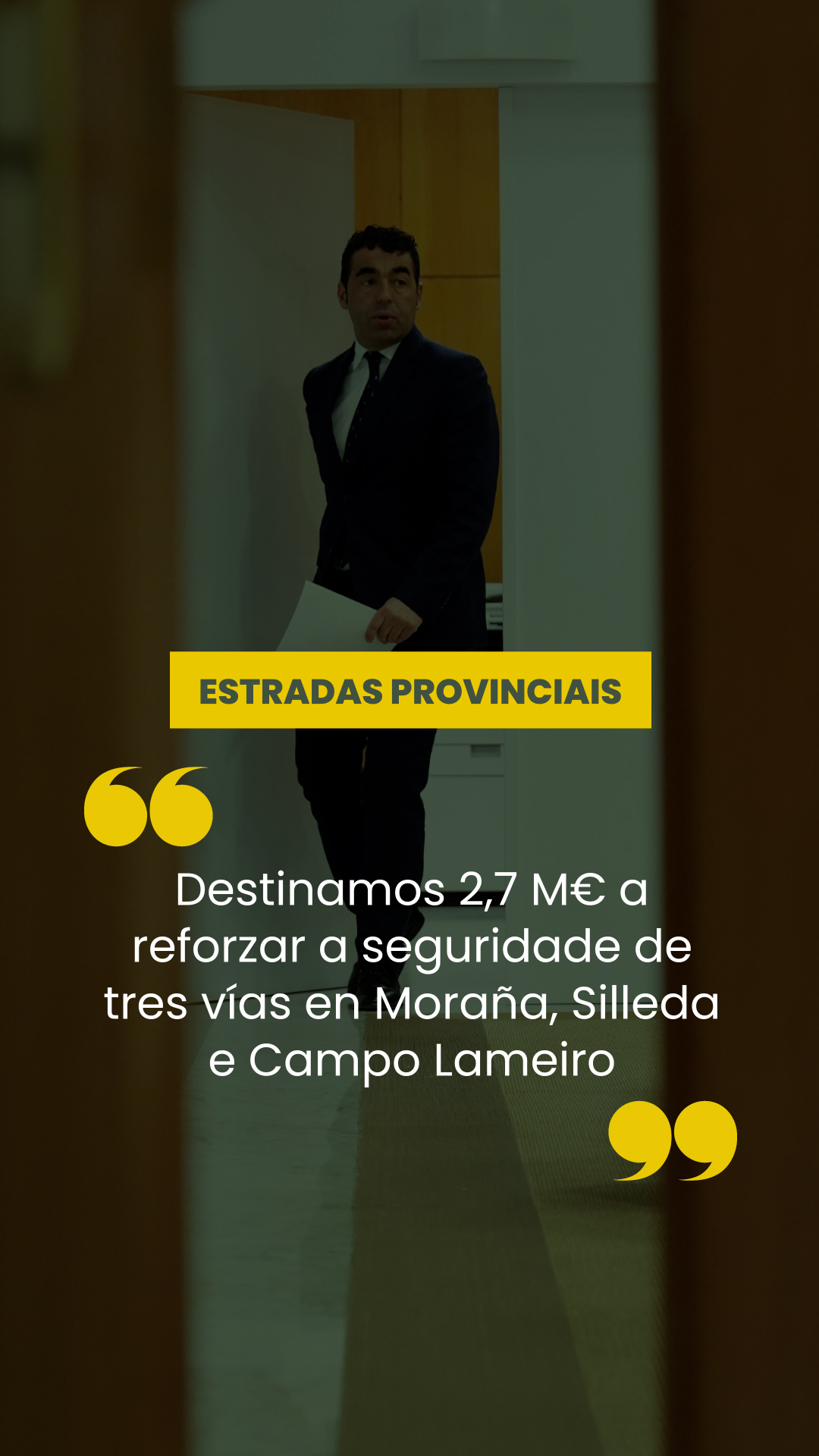 Conferencia de Prensa do 27 de febreiro de 2026. Estradas provinciais