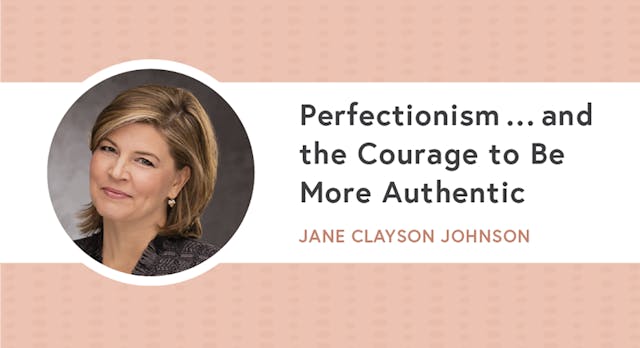 Perfectionism...and the Courage to Be...