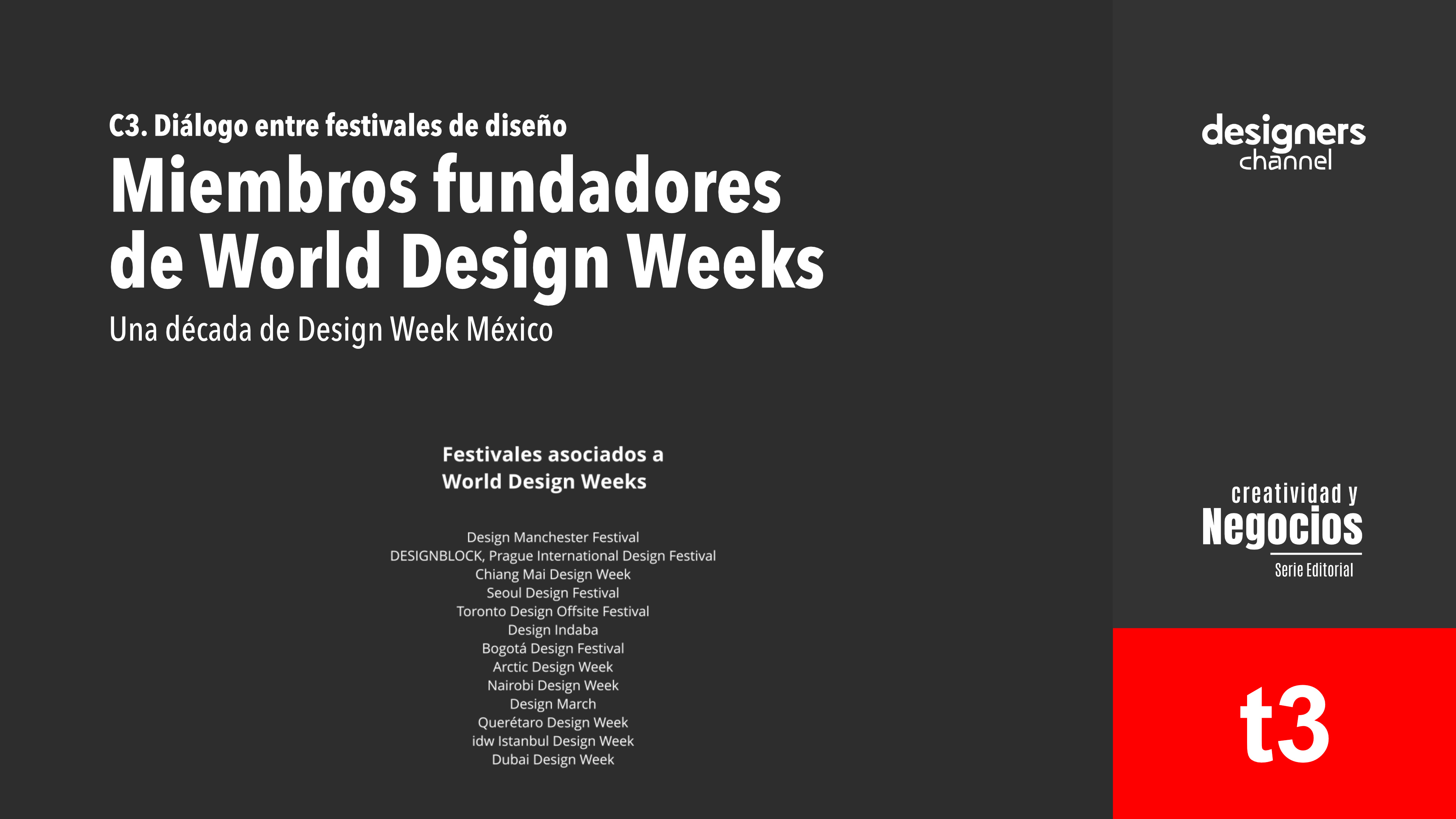 DWM 3.3 Miembros Fundadores de World Design Weeks