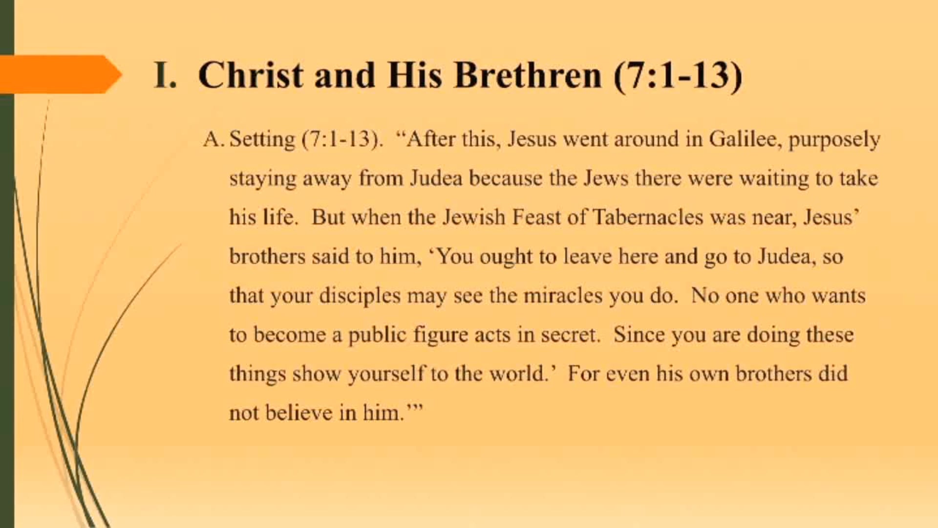 Gospel Of John - Session 5 - Dr. Elmer Towns