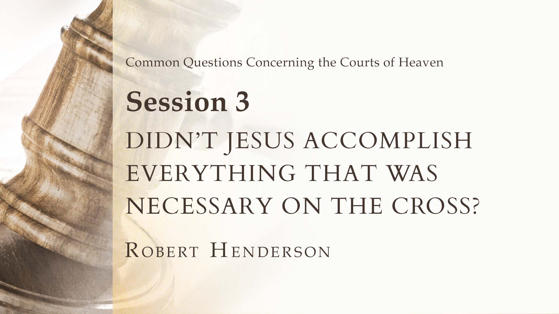 DIdn’t Jesus Accomplish Everything That Was Necessary On The Cross?