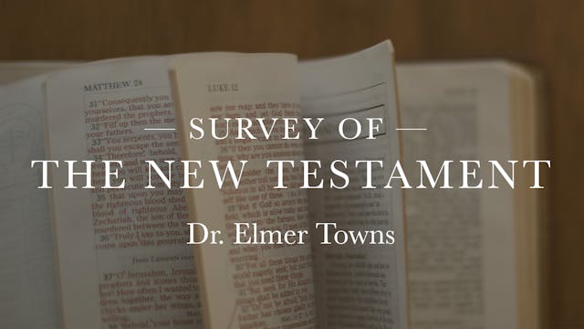 Survey Of The New Testament Ecourse