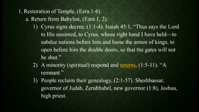 Survey Of The Old Testament - Session...