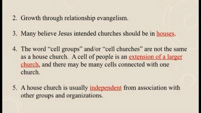 Churches Planting Reproducing Churches - Session 8 - Dr. Elmer Towns