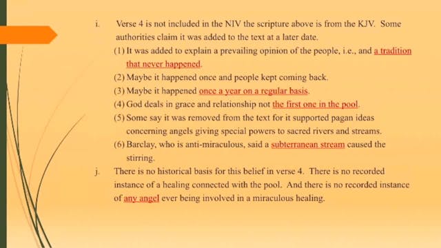 Gospel Of John - Session 4 - Dr. Elmer Towns