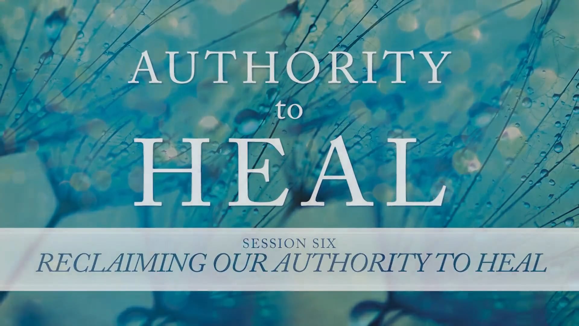 Authority to Heal - Session 6 - Randy Clark