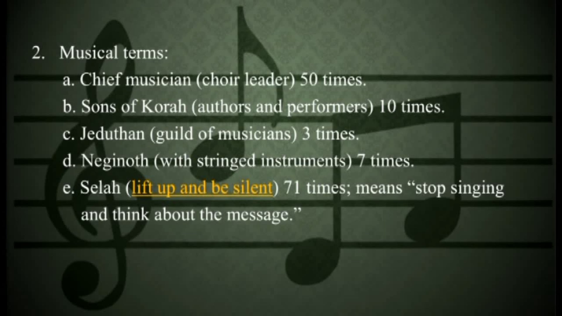 Survey Of The Old Testament - Session 6 - Dr. Elmer Towns