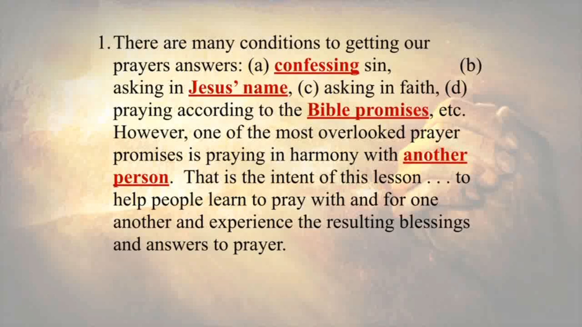 Releasing God's Power In Your Ministry - Session 10 - Dr. Elmer Towns