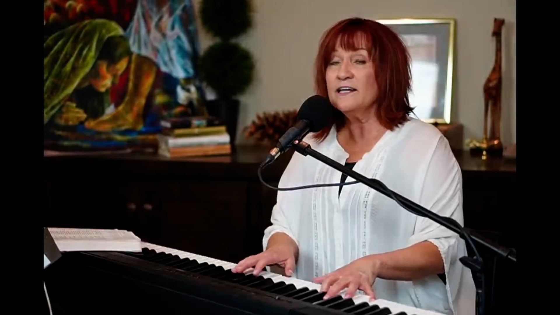 A Wave of Peace is Coming  LIVE Prophetic Worship with Julie Meyer (Psalm 23)