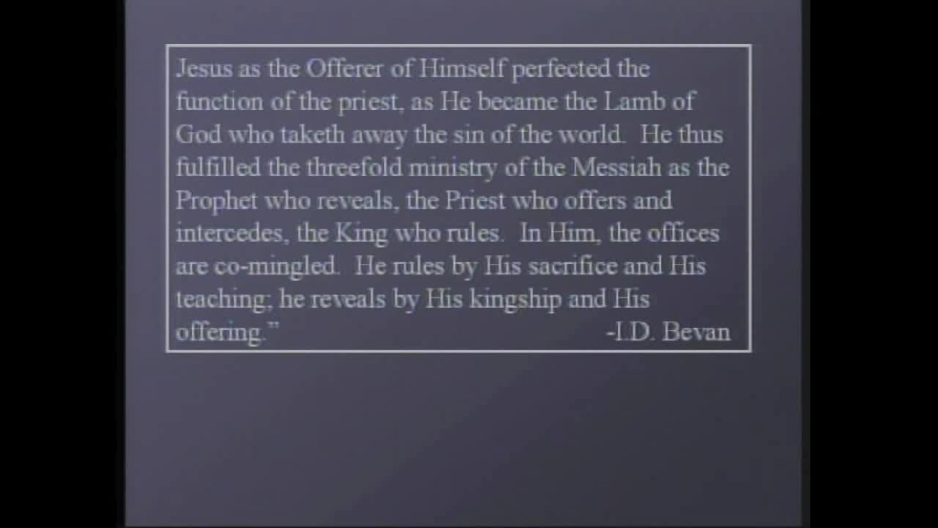 Religion - Session 16