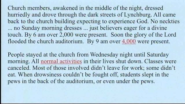 History Of Worship, Revival And Prayer - Session 2 - Dr. Elmer Towns