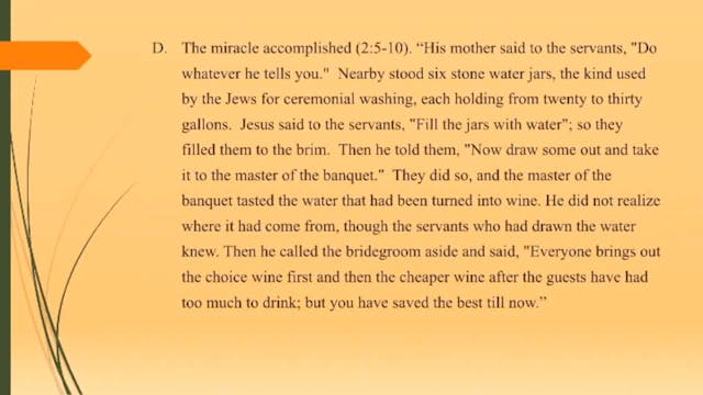 Gospel Of John - Session 2 - Dr. Elmer Towns