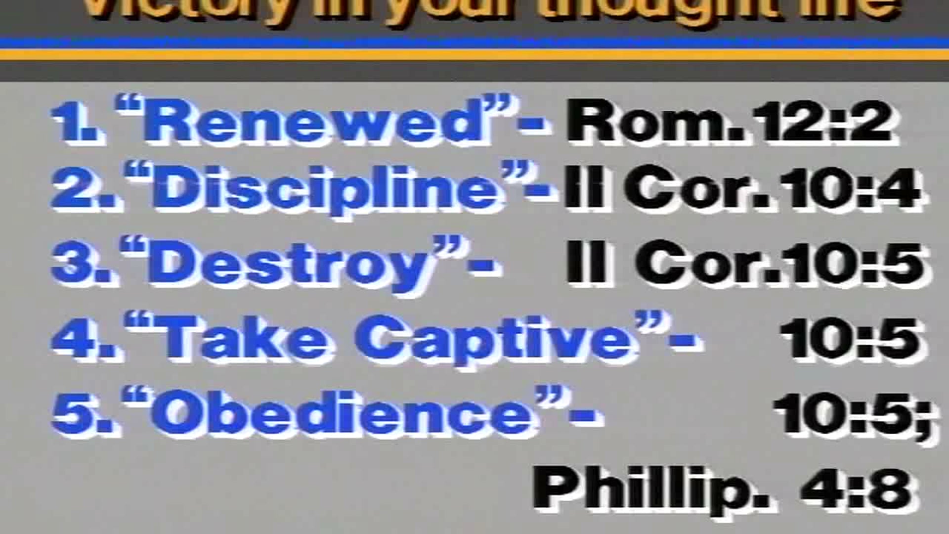 The Armor of God - Session 12