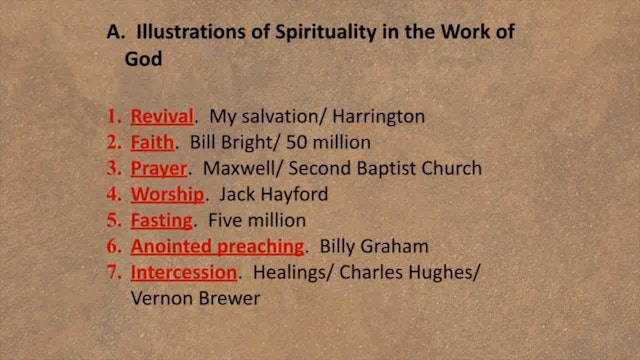 Spiritual Factors Of Ministry - Session 1 - Dr. Elmer Towns