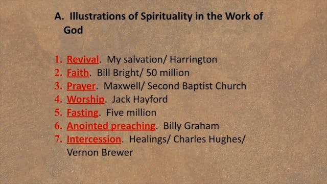 Spiritual Factors Of Ministry - Session 1 - Dr. Elmer Towns