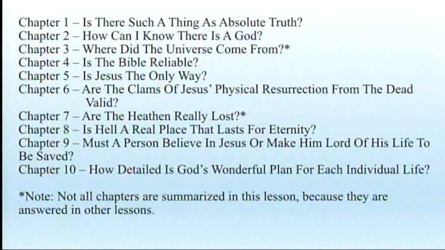 Apologetics And Logic - Session 9 - D...