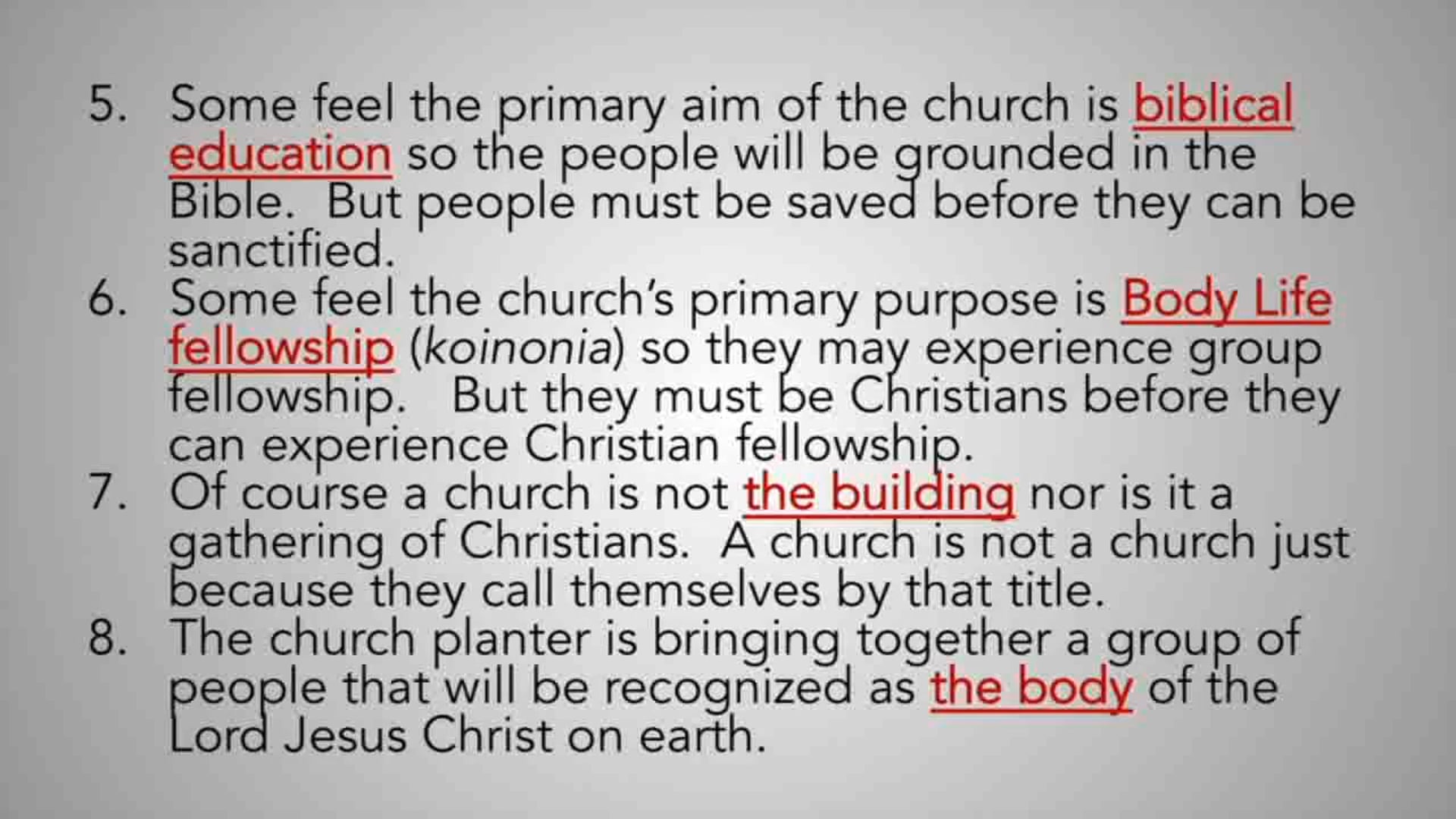 Creating A Culture Of Evangelism - Session 4 - Dr. Elmer Towns