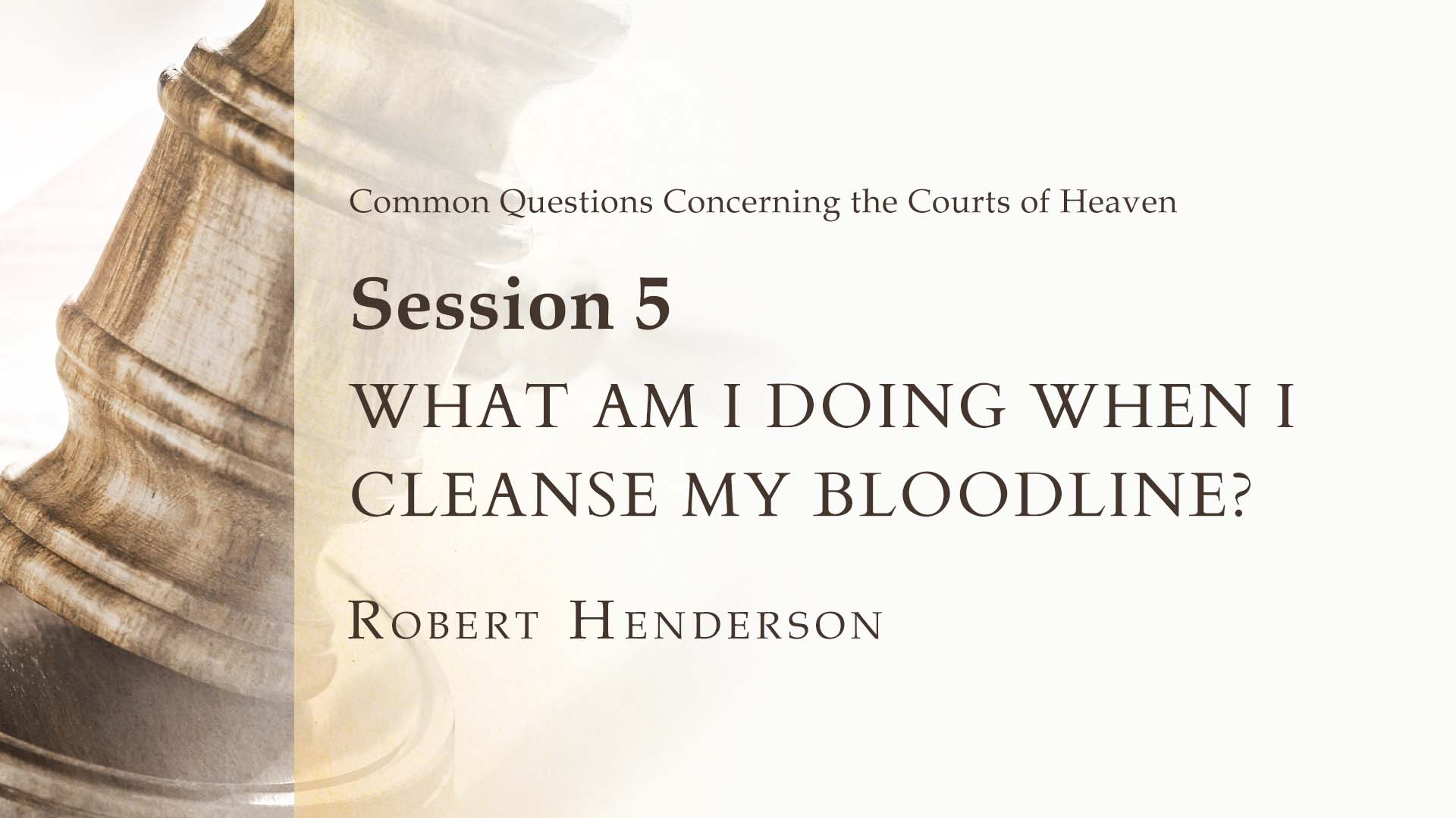 What Am I Doing When I Cleanse My Bloodline?