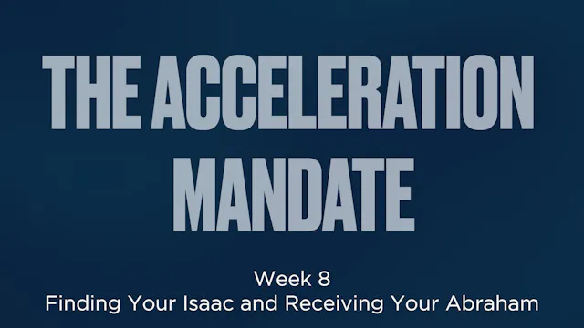 Acceleration Mandate Study Guide Sess...