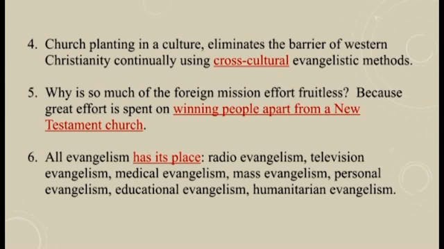 Churches Planting Reproducing Churches - Session 4 - Dr. Elmer Towns
