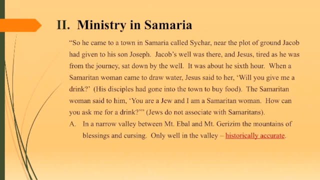 Gospel Of John - Session 3 - Dr. Elmer Towns