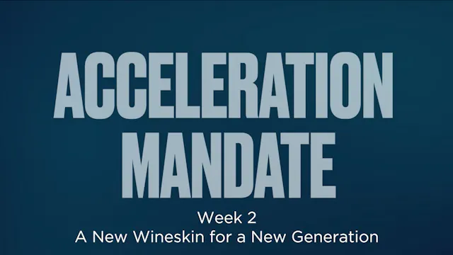 The Acceleration Mandate - Study Guid...