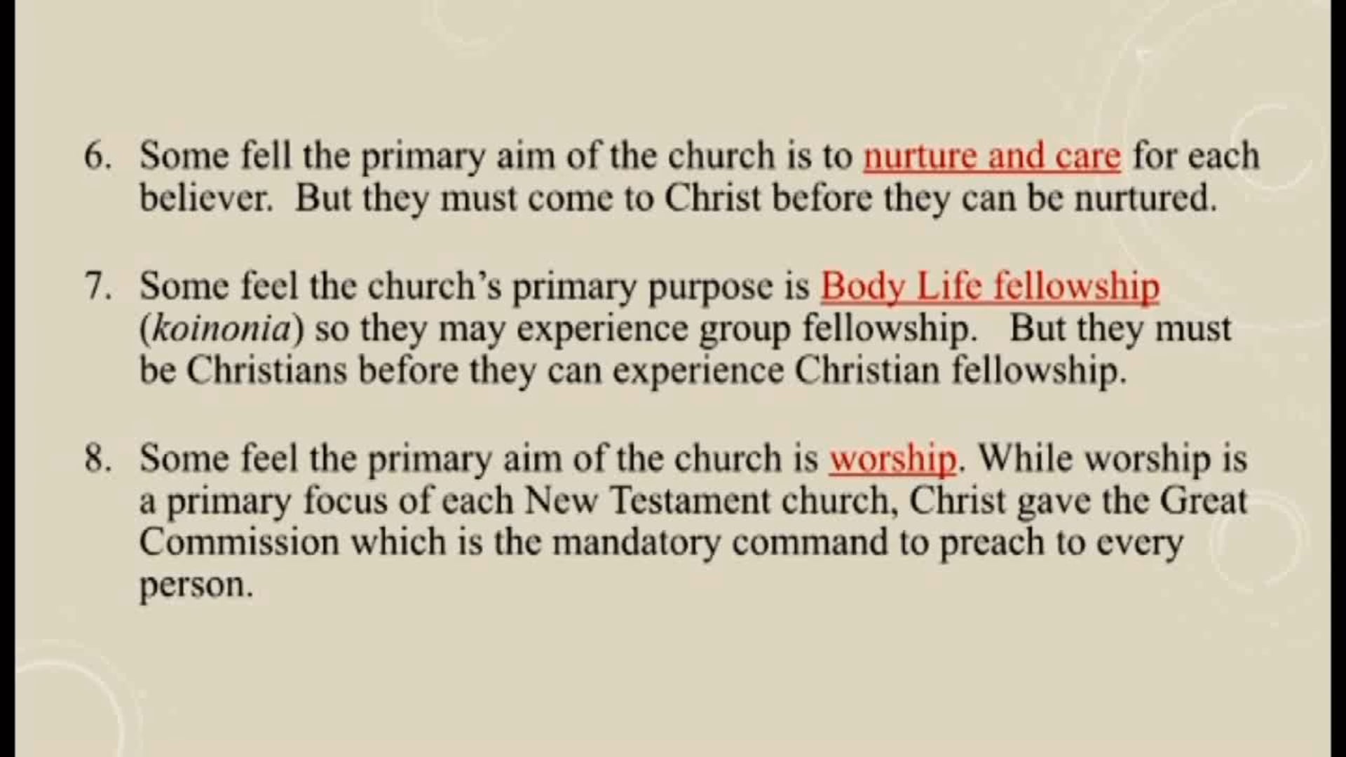 Churches Planting Reproducing Churches - Session 10 - Dr. Elmer Towns