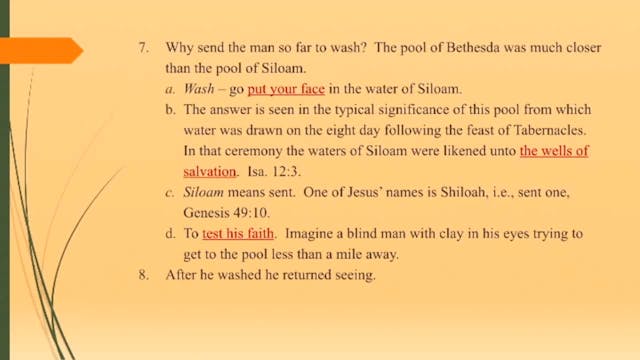 Gospel Of John - Session 6 - Dr. Elmer Towns