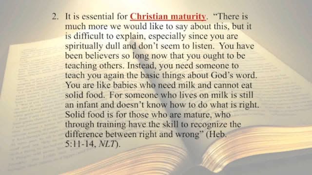 The Word Of God - Session 6 - Dr. Elm...