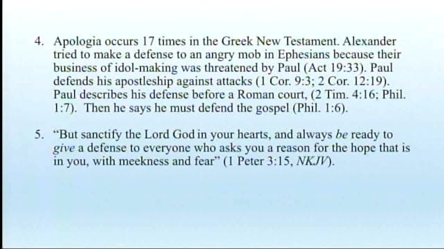 Apologetics And Logic - Session 1 - Dr. Elmer Towns