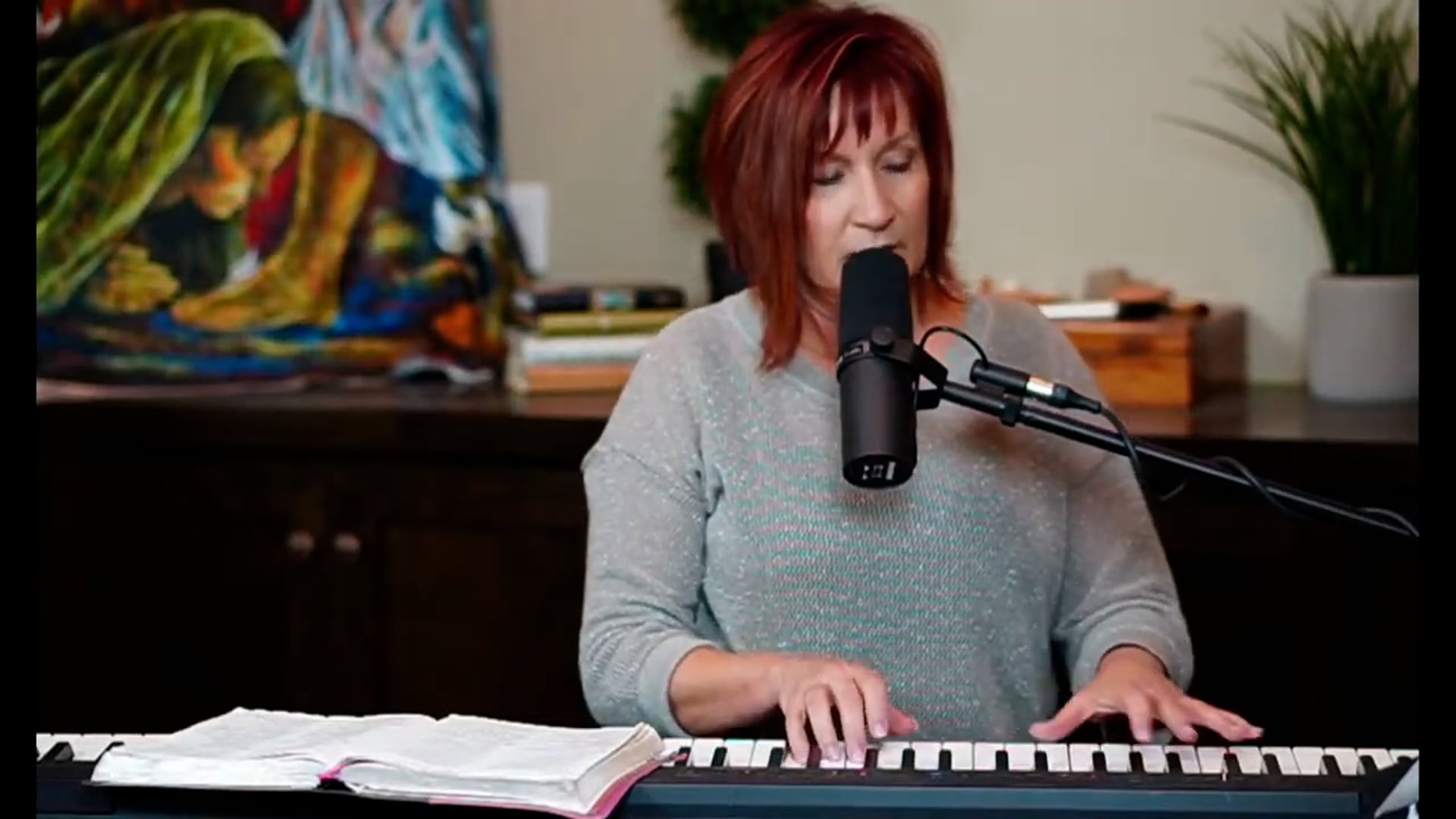 Thriving in Turmoil  LIVE Prophetic Worship with Julie Meyer