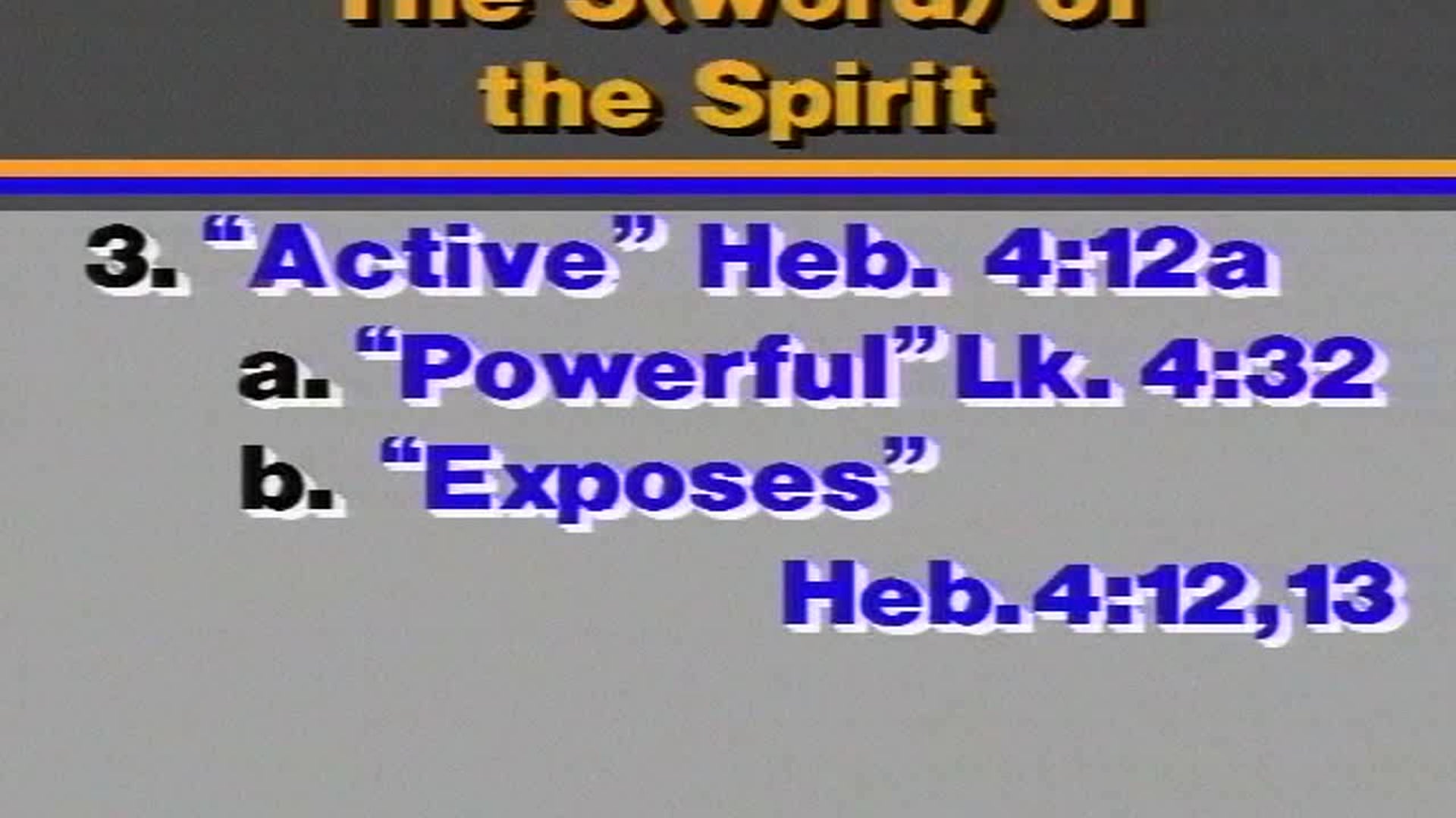 The Armor of God - Session 18