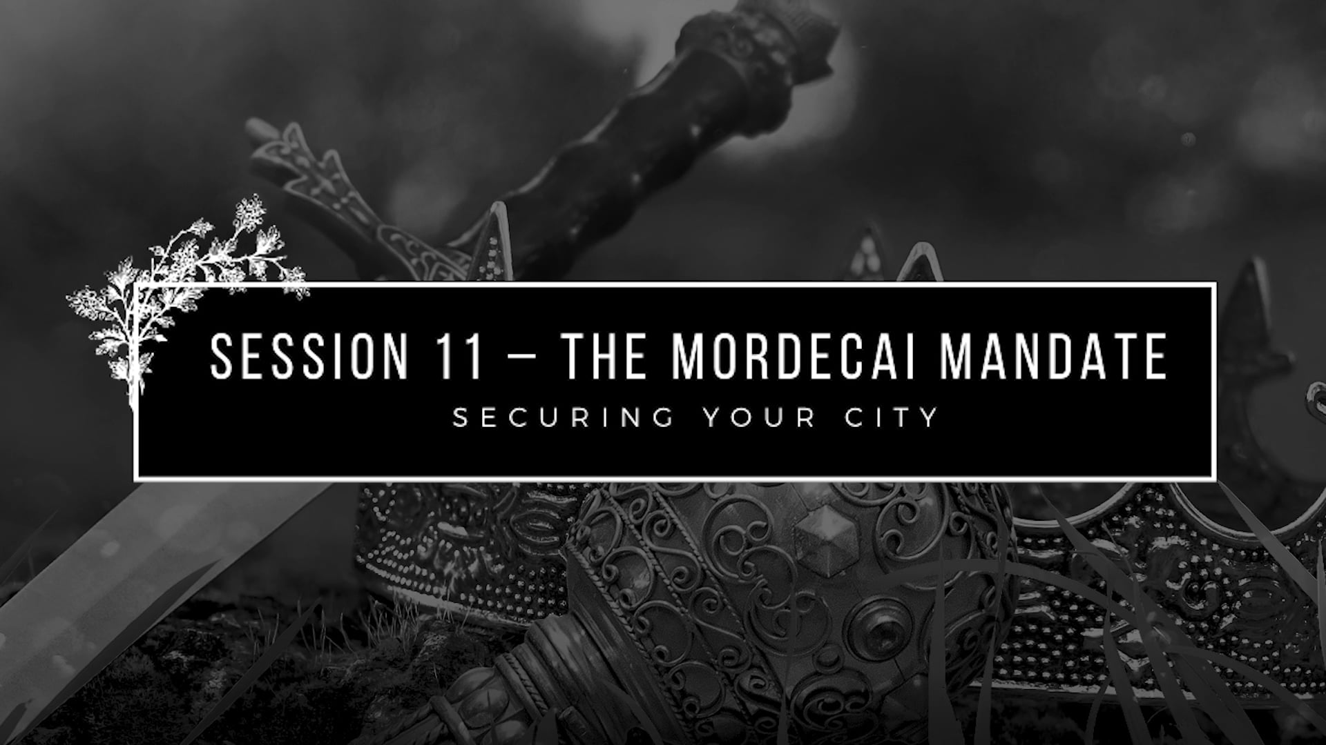 Moving From Sword to Scepter - Session 11 - Wanda Alger