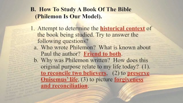 The Word Of God - Session 10 - Dr. El...