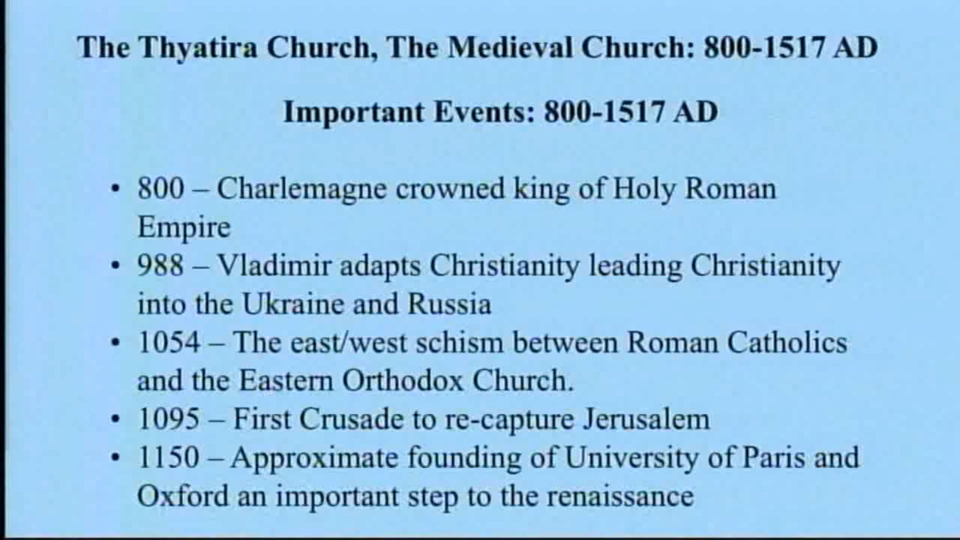 History Of Worship, Revival And Prayer - Session 6 - Dr. Elmer Towns