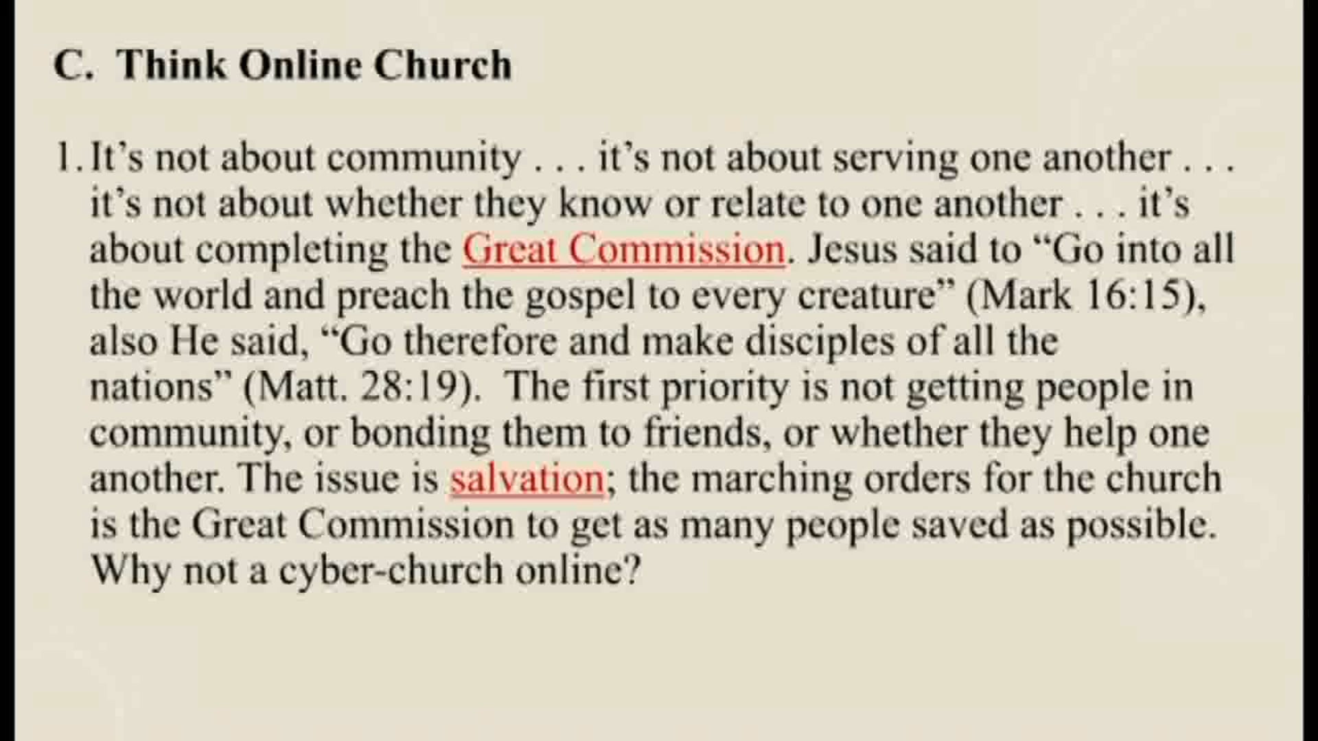 Churches Planting Reproducing Churches - Session 13 - Dr. Elmer Towns