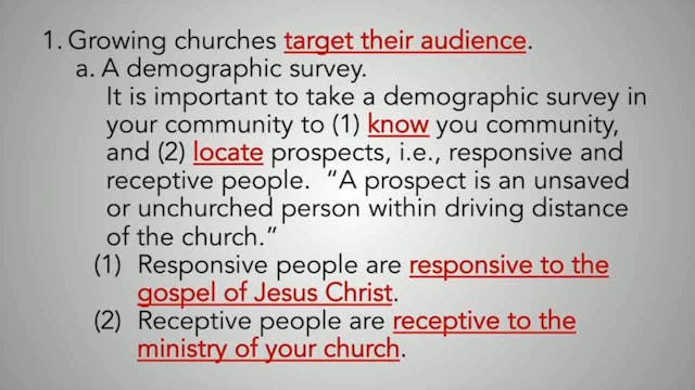 Creating A Culture Of Evangelism - Session 7 - Dr. Elmer Towns