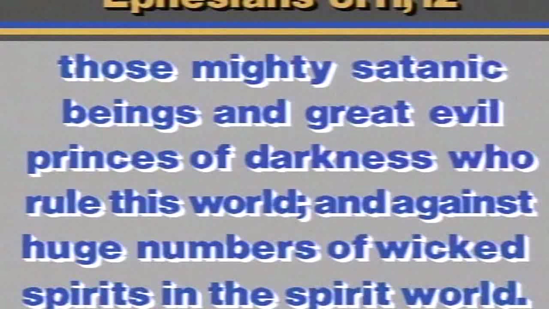 The Armor of God - Session 3