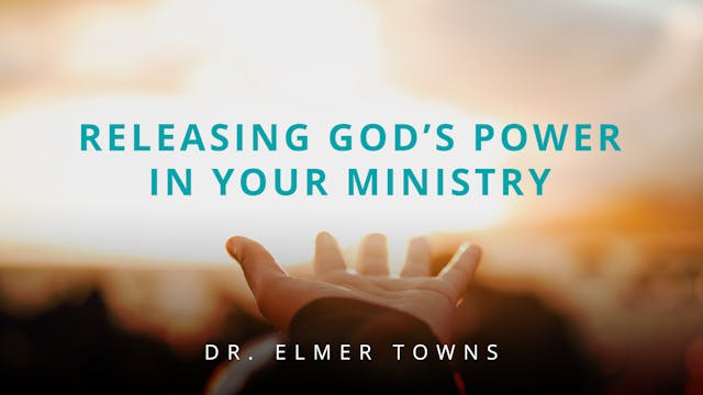 Releasing God's Power In Your Ministry Ecourse